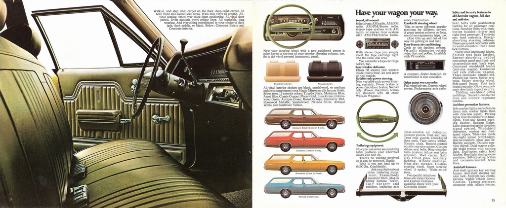 1971 Chevrolet Wagons Brochure Page 5